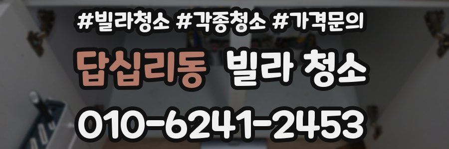 답십리동 빌라 청소