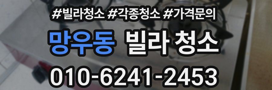 망우동 빌라 청소