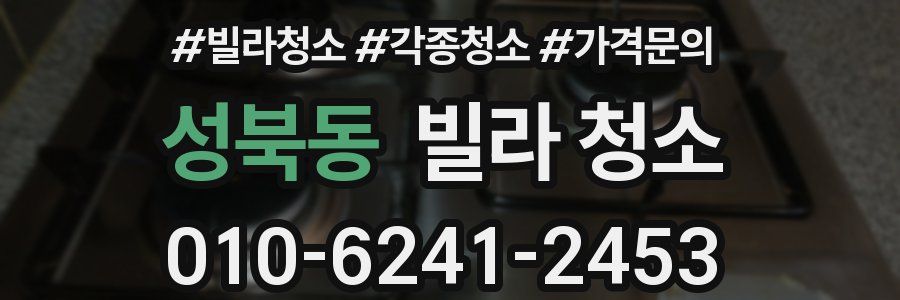 성북동 빌라 청소