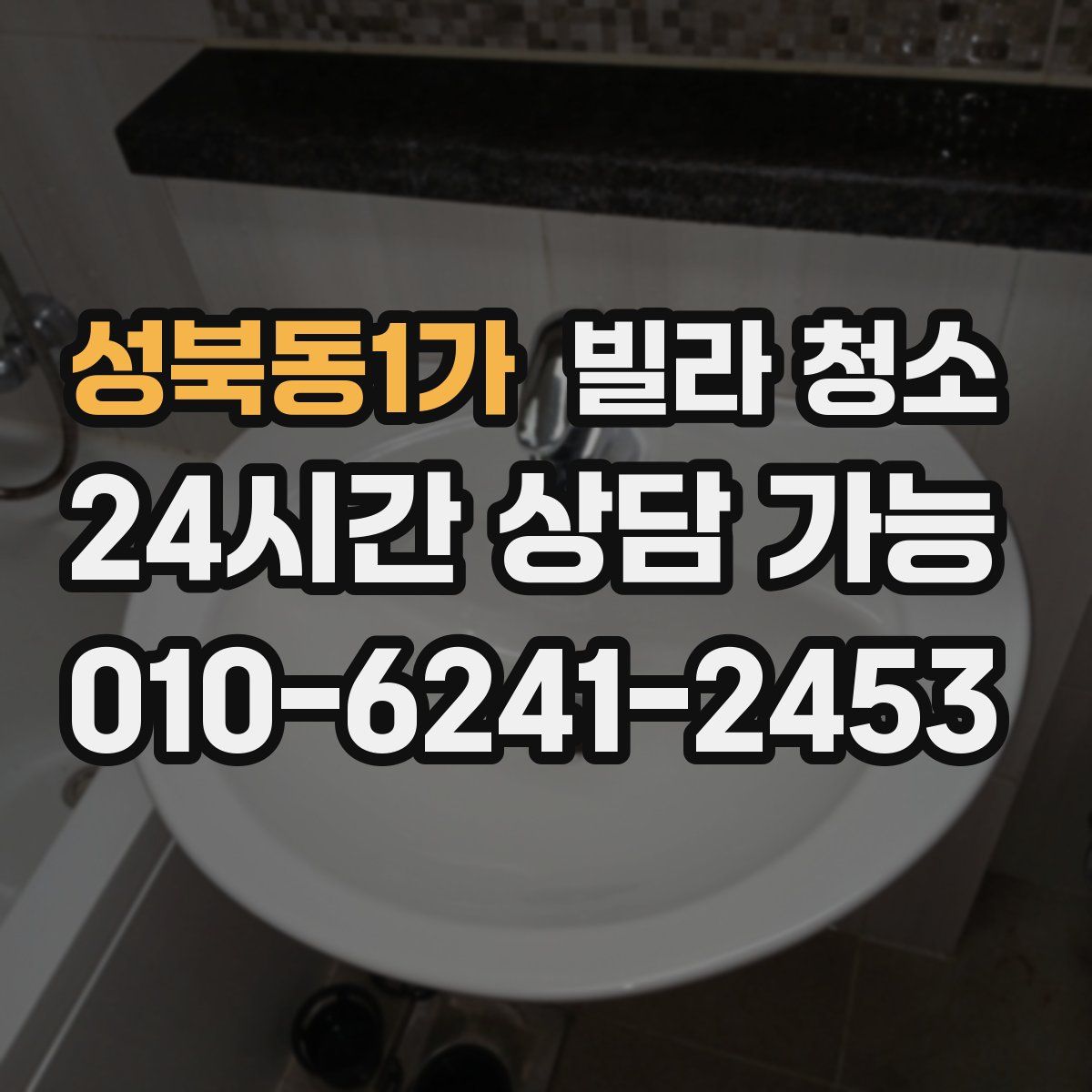 성북동1가 빌라 청소