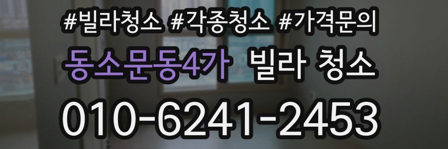 동소문동4가 빌라 청소