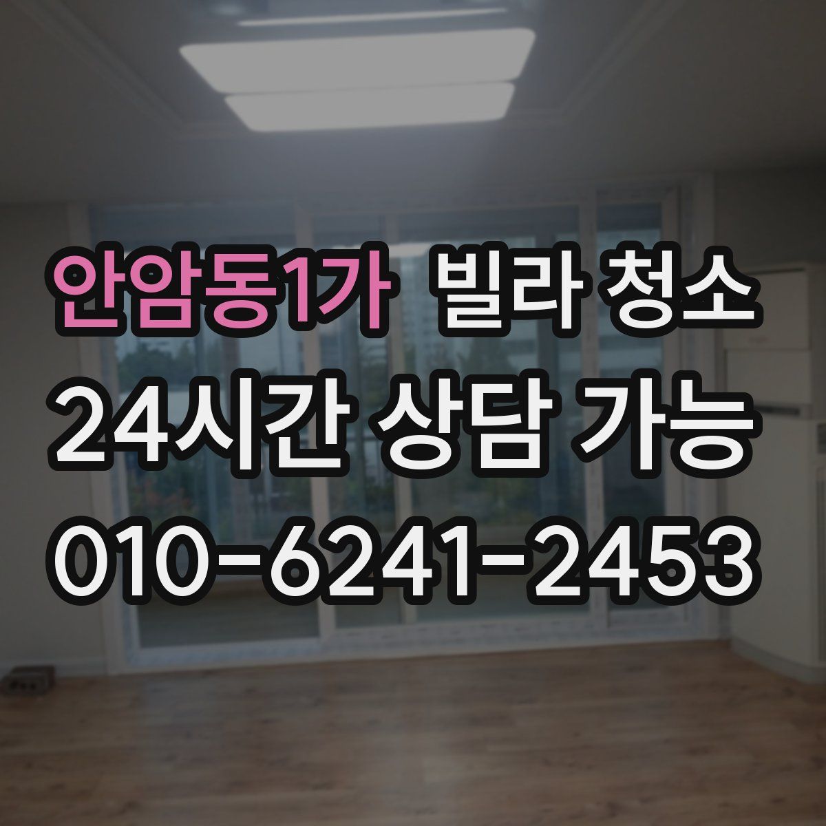 안암동1가 빌라 청소