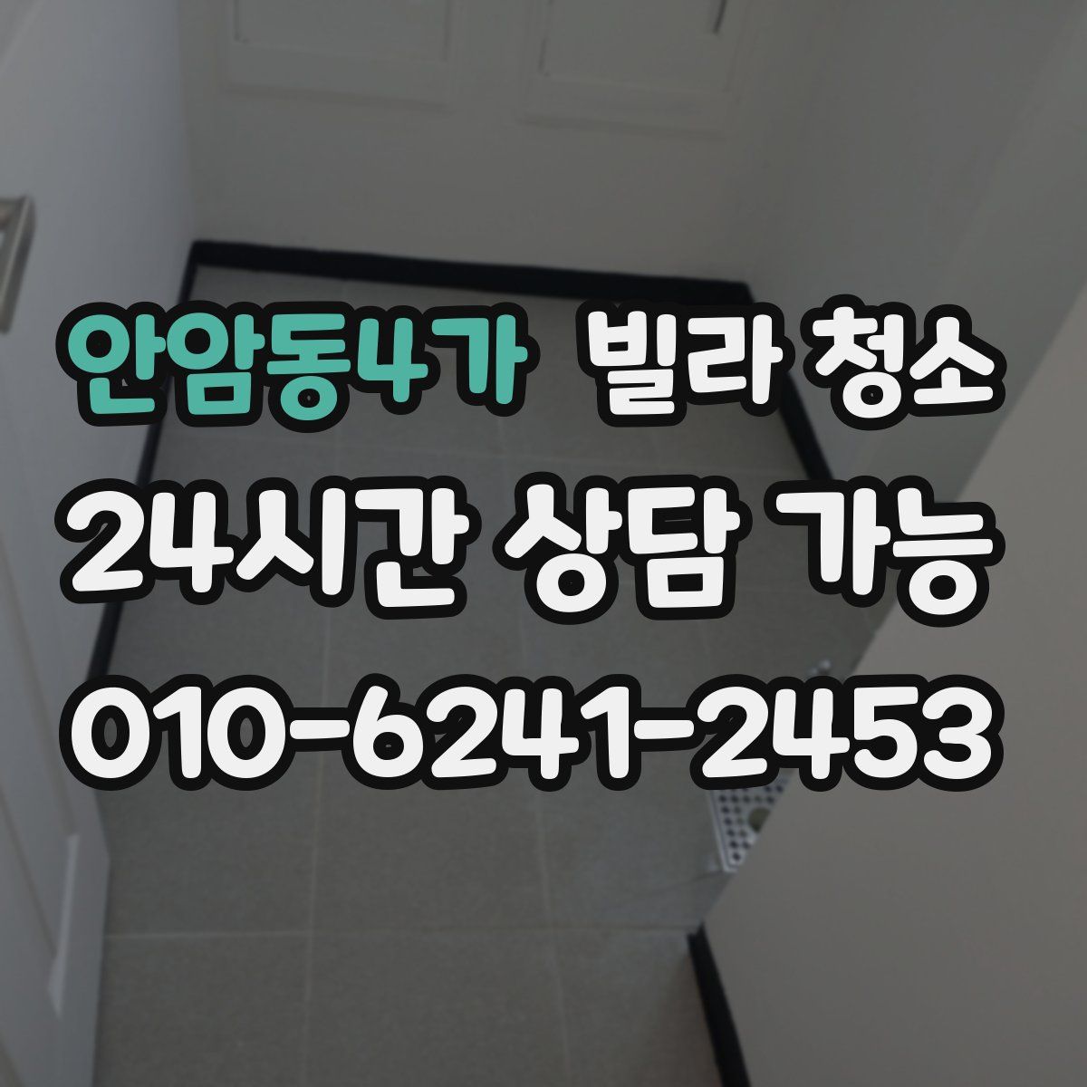 안암동4가 빌라 청소