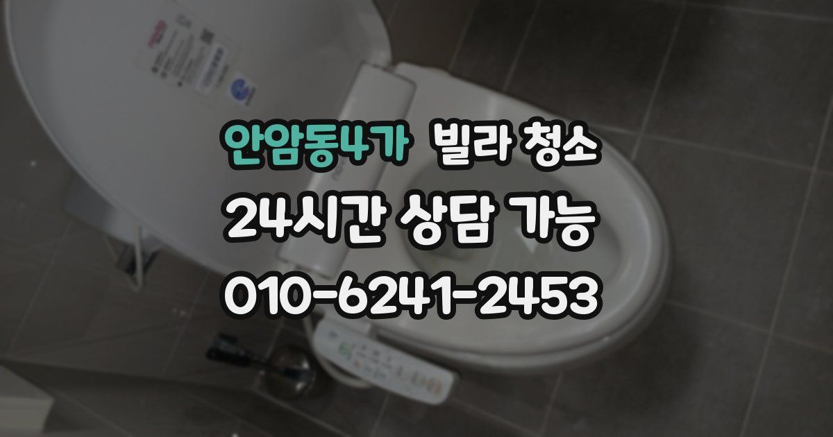 안암동4가 빌라 청소