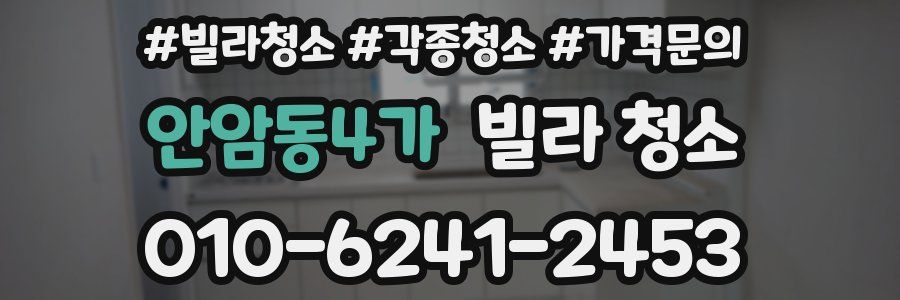 안암동4가 빌라 청소