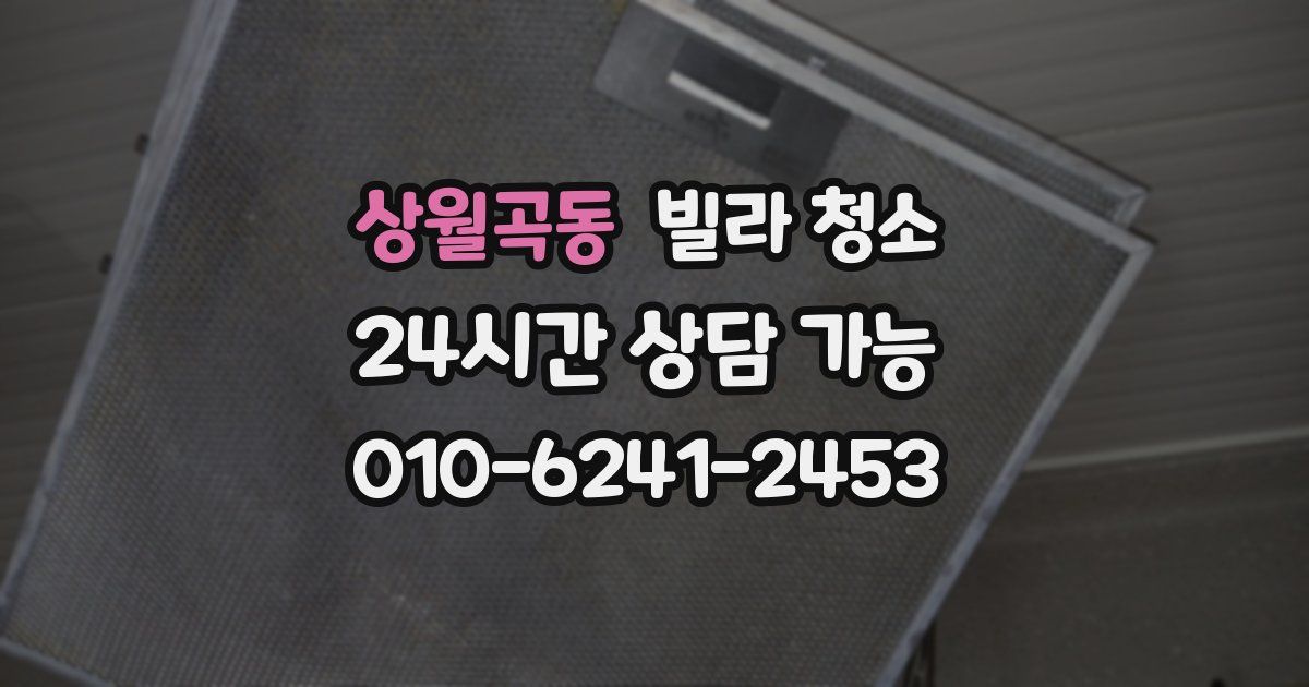 상월곡동 빌라 청소