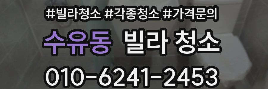 수유동 빌라 청소