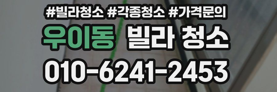 우이동 빌라 청소