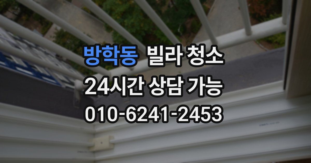 방학동 빌라 청소