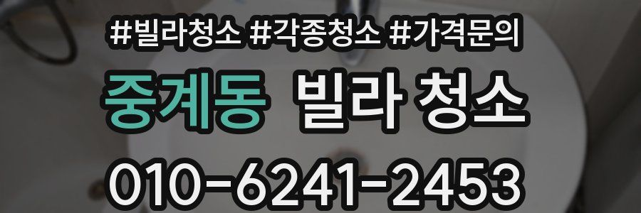 중계동 빌라 청소