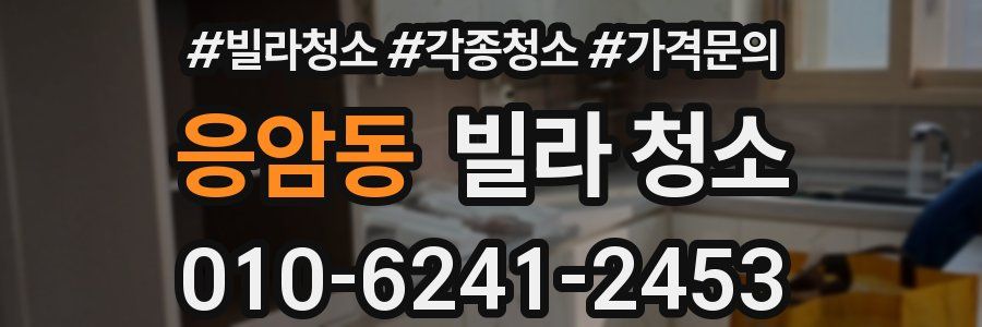 응암동 빌라 청소