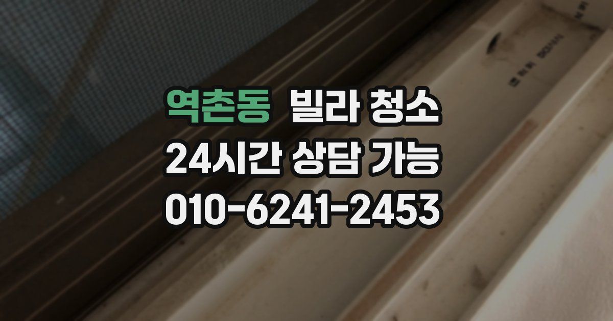 역촌동 빌라 청소