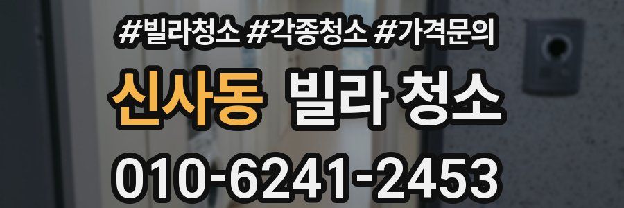 신사동 빌라 청소