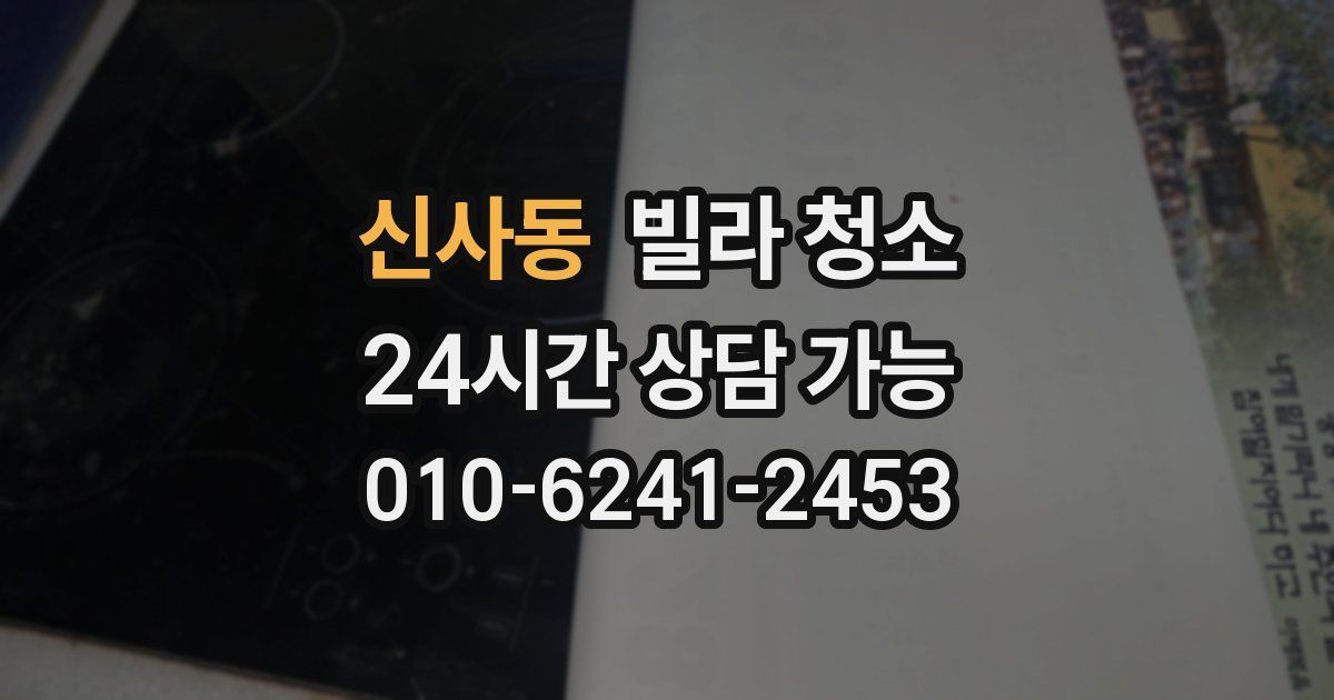 신사동 빌라 청소