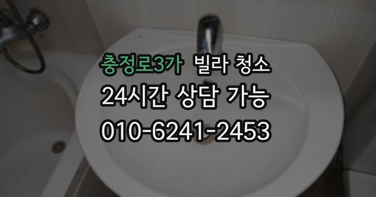 충정로3가 빌라 청소