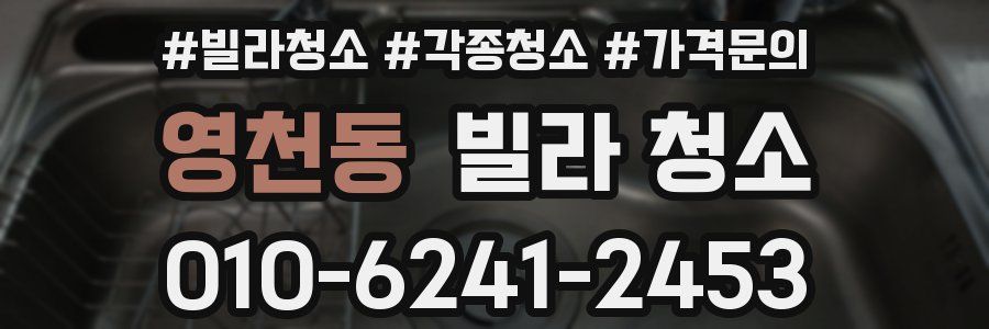 영천동 빌라 청소
