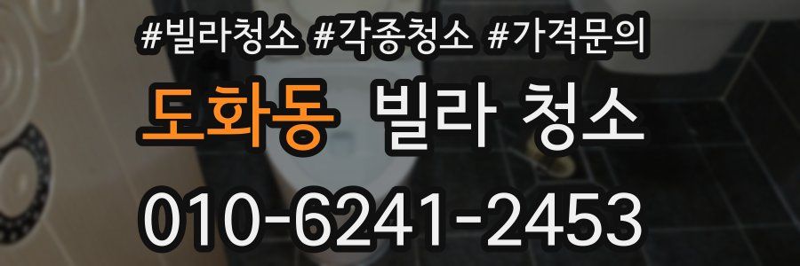 도화동 빌라 청소