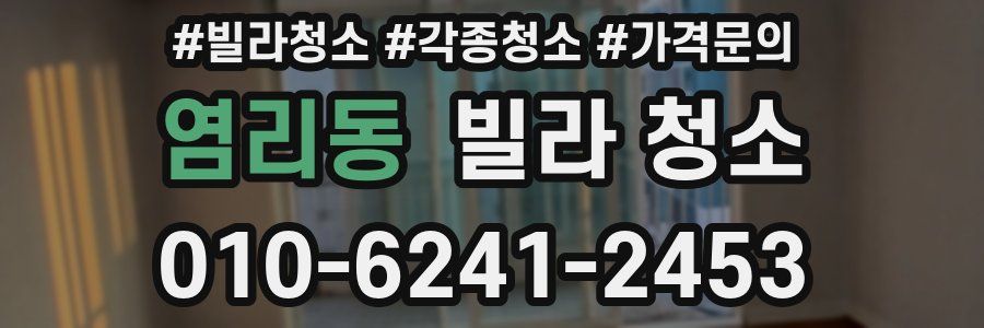 염리동 빌라 청소