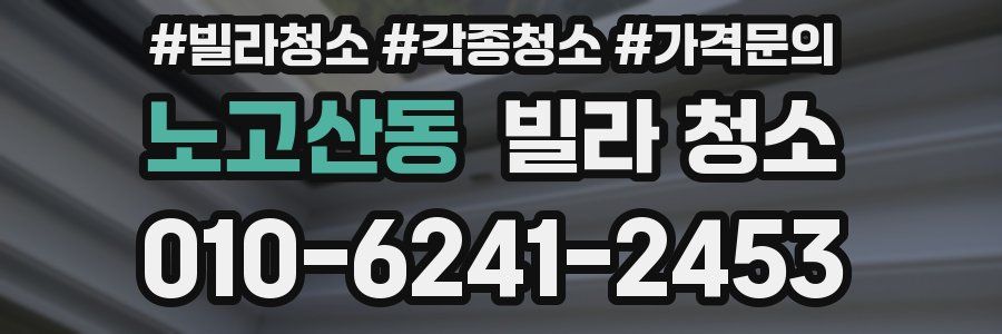 노고산동 빌라 청소