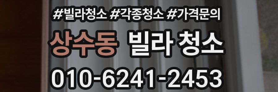상수동 빌라 청소