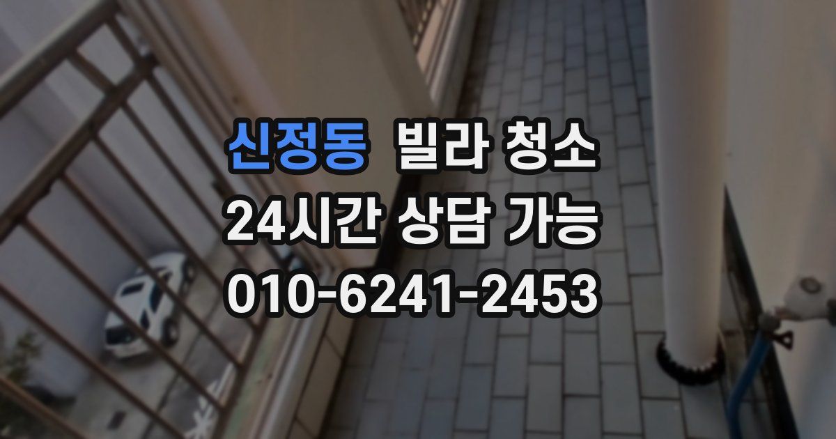 신정동 빌라 청소