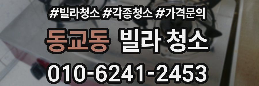 동교동 빌라 청소