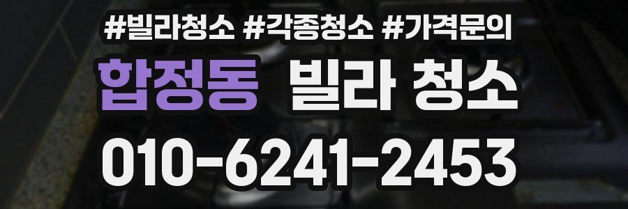 합정동 빌라 청소