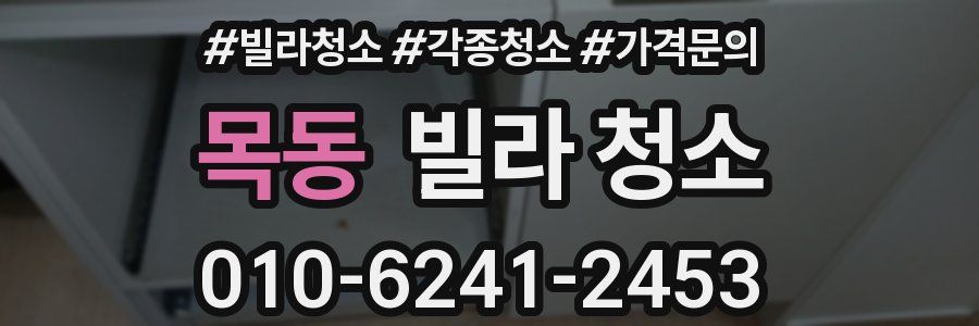 목동 빌라 청소