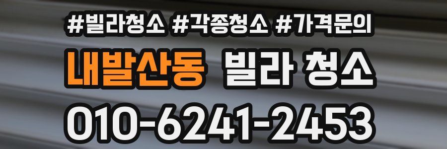 내발산동 빌라 청소