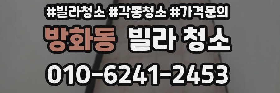 방화동 빌라 청소