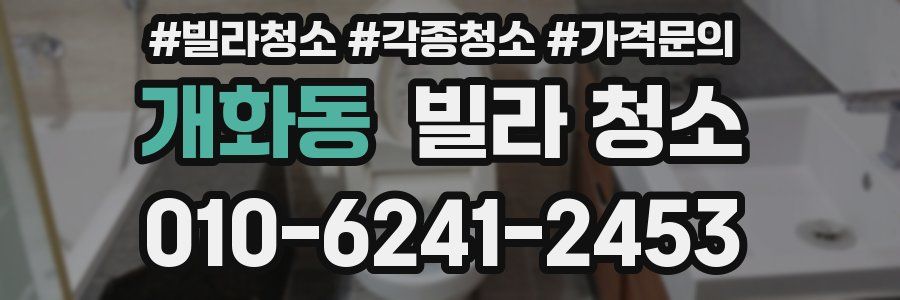 개화동 빌라 청소