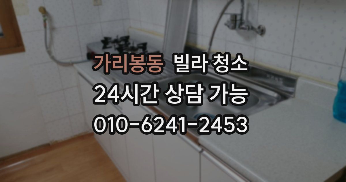 가리봉동 빌라 청소