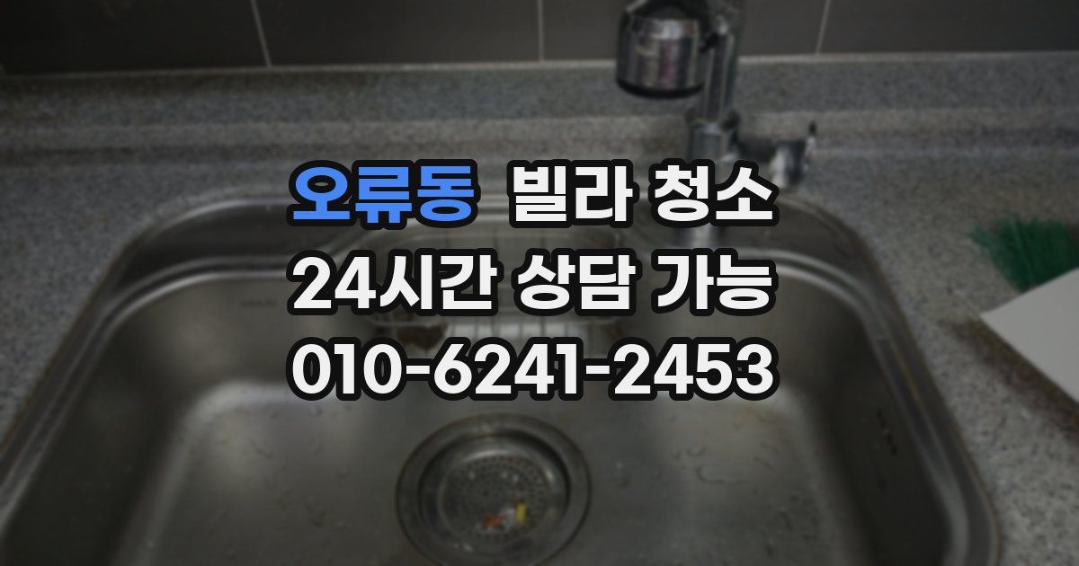 오류동 빌라 청소