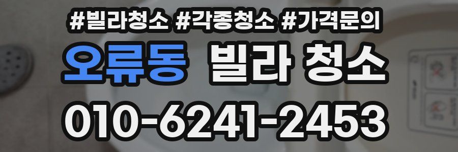 오류동 빌라 청소