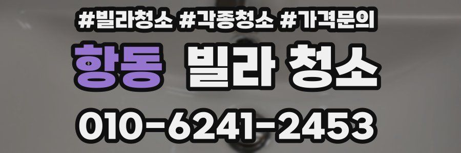 항동 빌라 청소