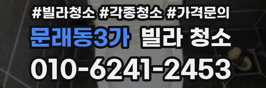 문래동3가 빌라 청소
