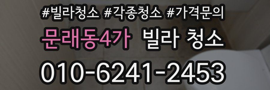문래동4가 빌라 청소