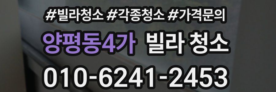 양평동4가 빌라 청소