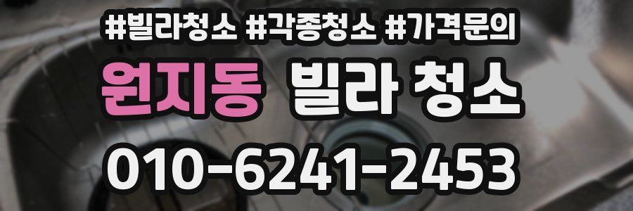 원지동 빌라 청소