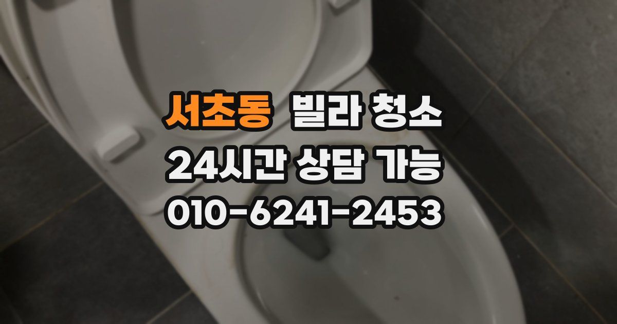 서초동 빌라 청소