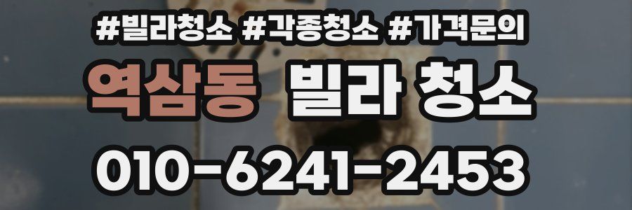 역삼동 빌라 청소