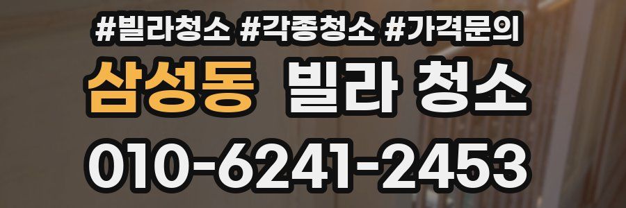 삼성동 빌라 청소