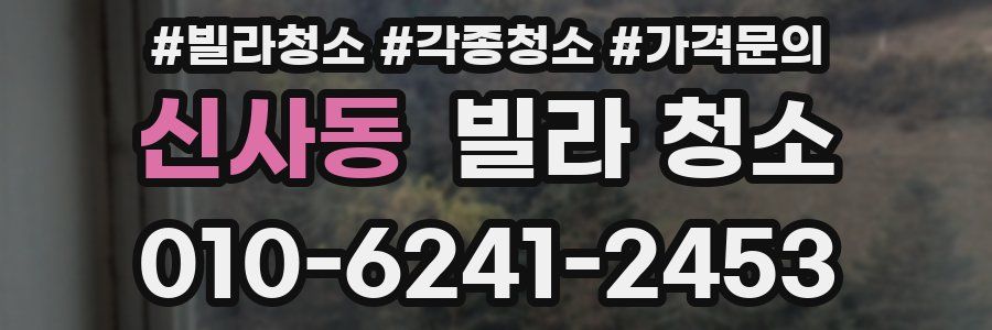 신사동 빌라 청소