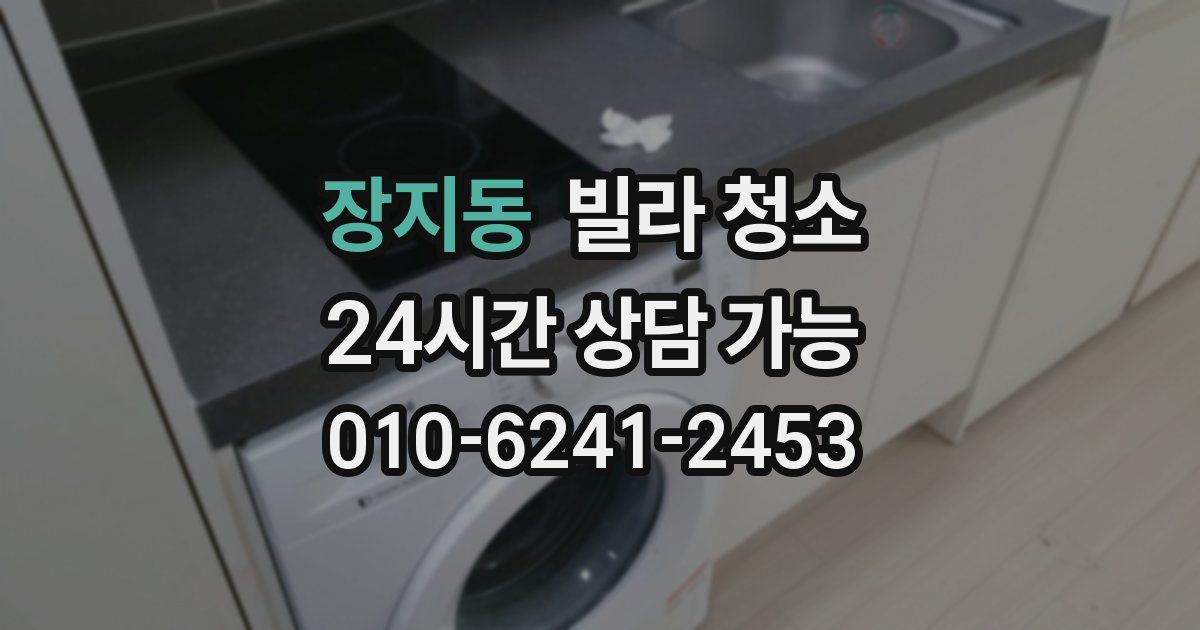 장지동 빌라 청소
