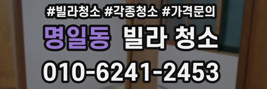 명일동 빌라 청소