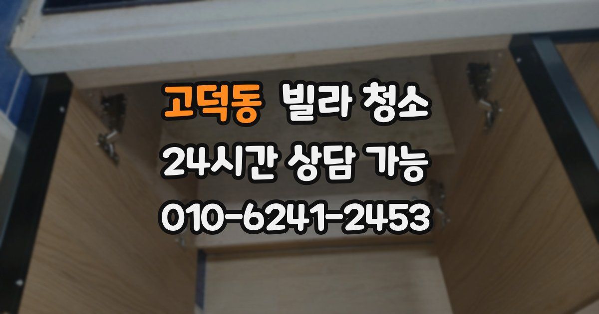 고덕동 빌라 청소