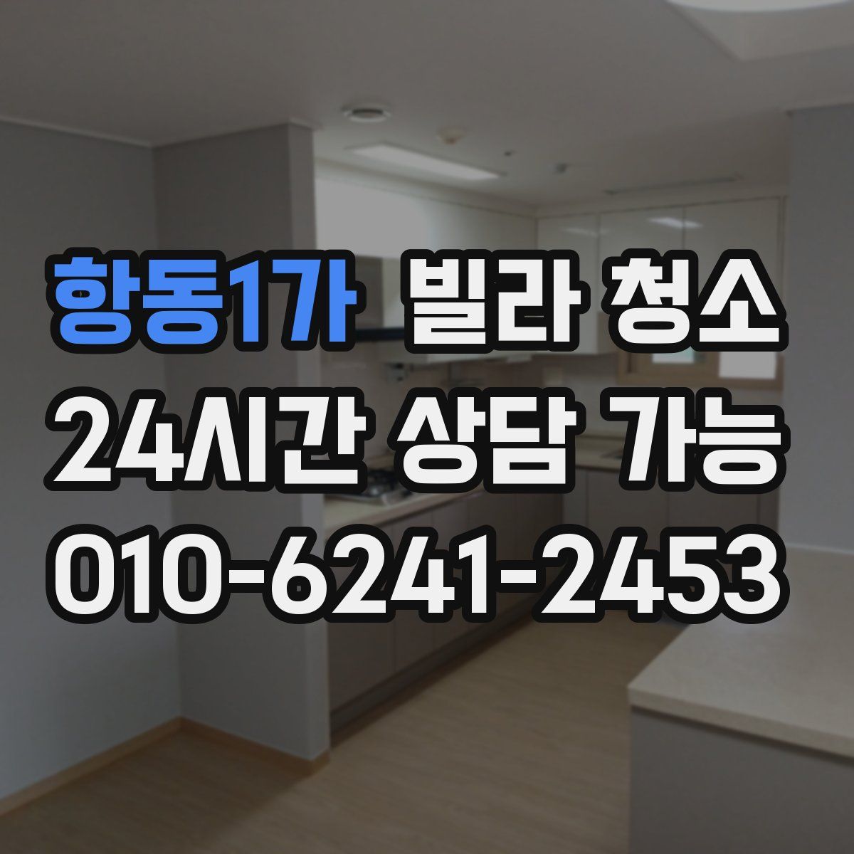 항동1가 빌라 청소