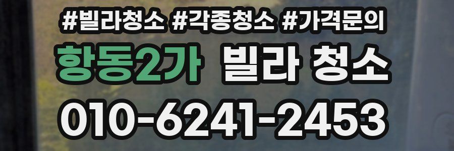 항동2가 빌라 청소