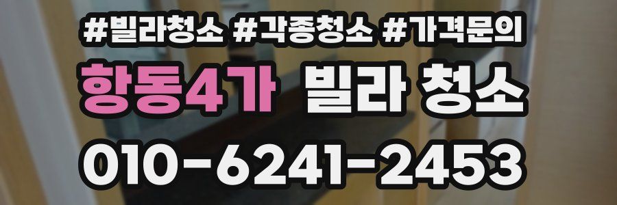 항동4가 빌라 청소