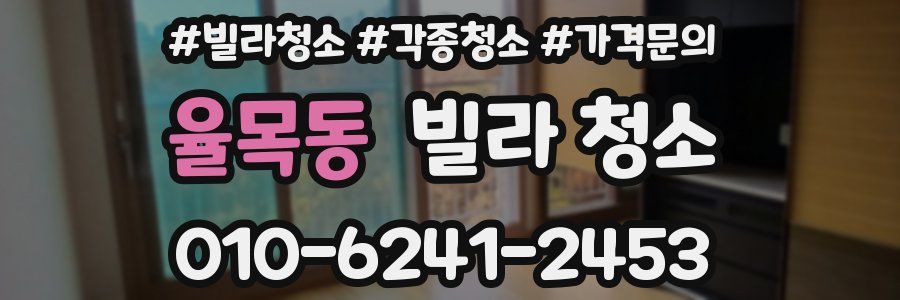 율목동 빌라 청소